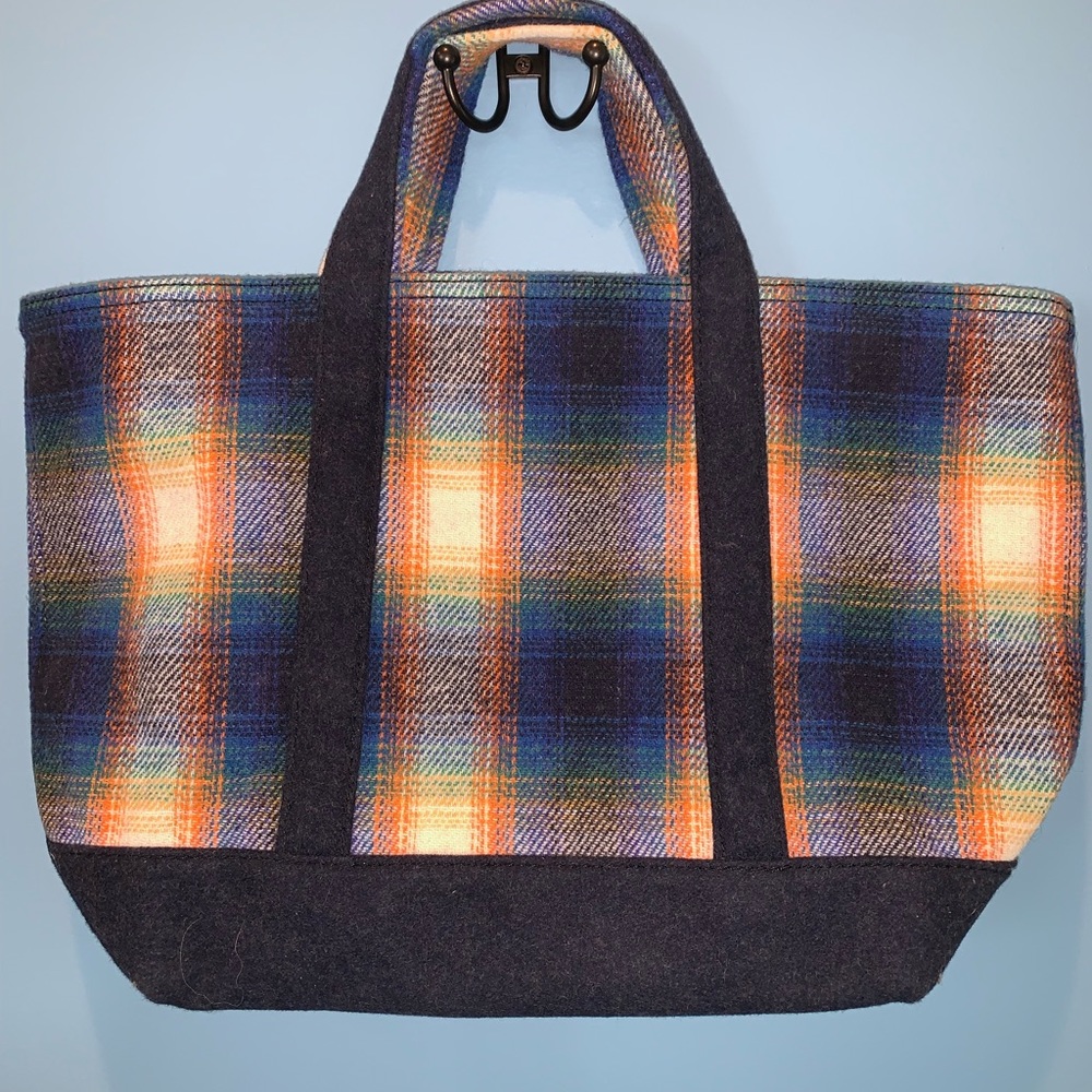 Plaid Felt Mini Tote